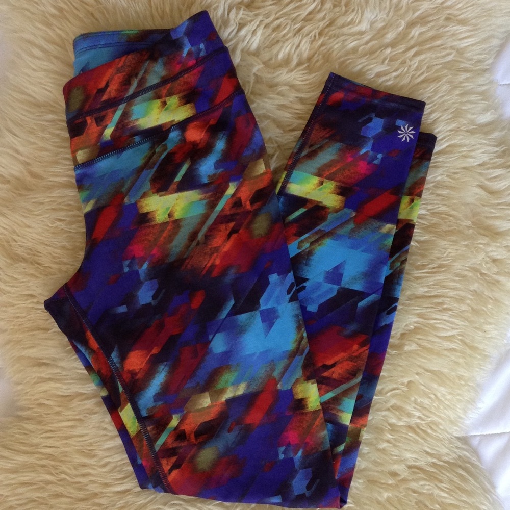 Athleta Multi-colored Leggings